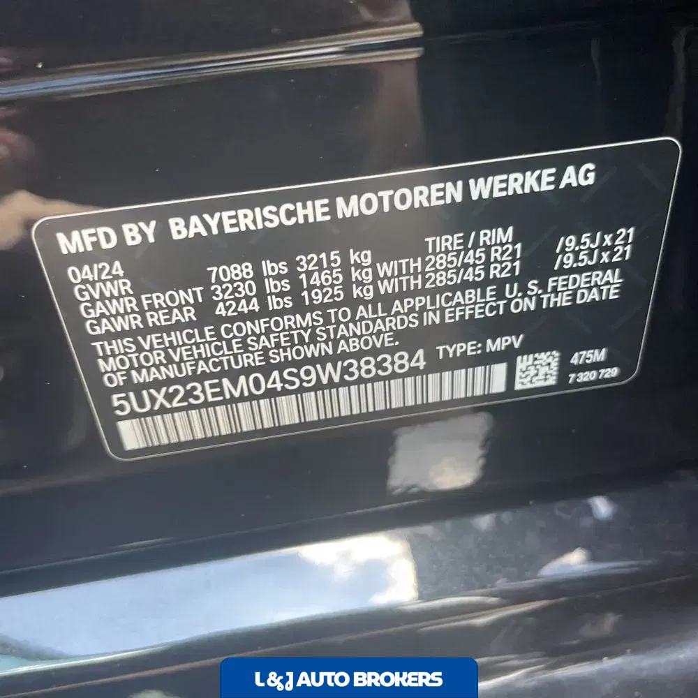2025 BMW X7 XDrive40i