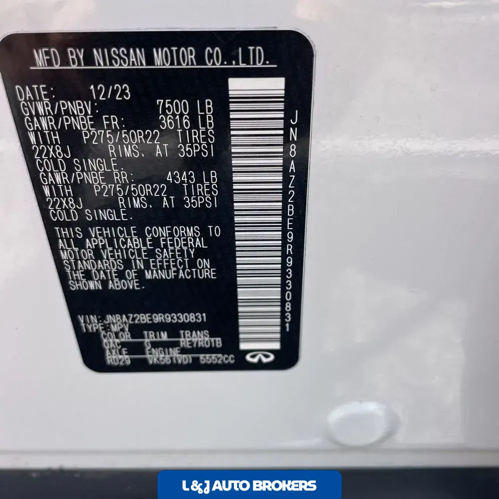 2024 INFINITI QX80 Premium Select