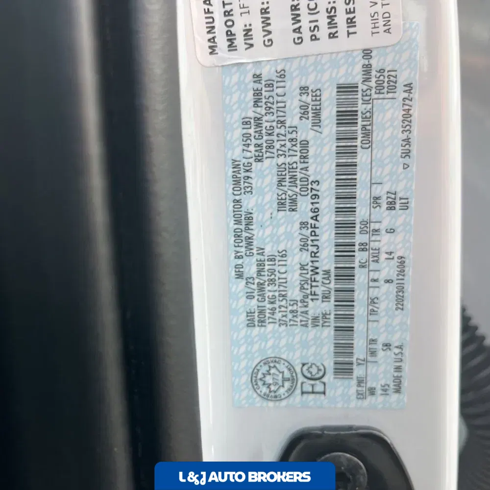 2023 Ford F150 Raptor