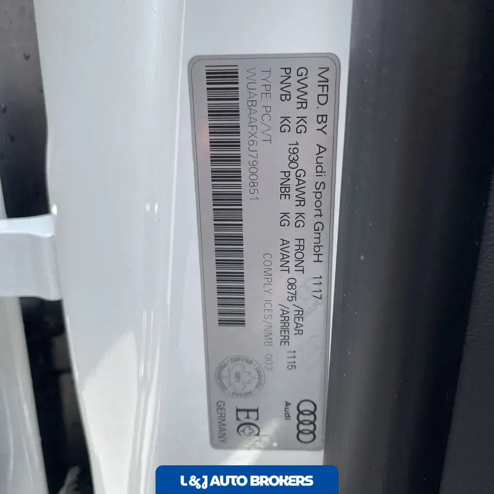 2018 Audi R8 V10 RWD