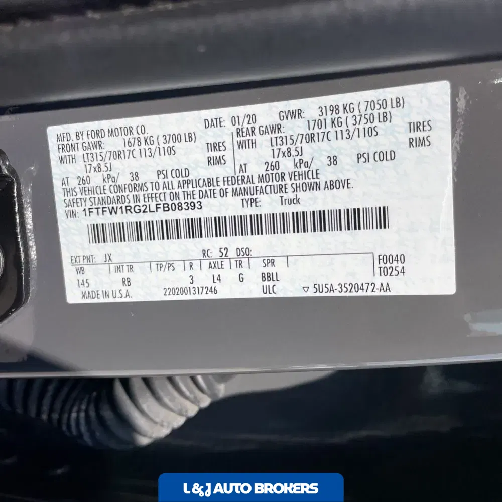 2020 Ford F-150 Raptor