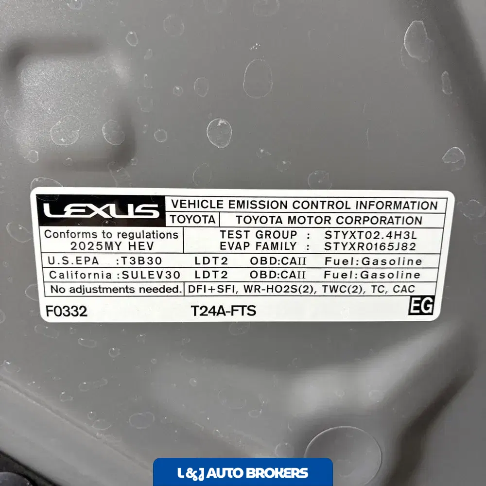 2025 Lexus RX 500h F SPORT Performance