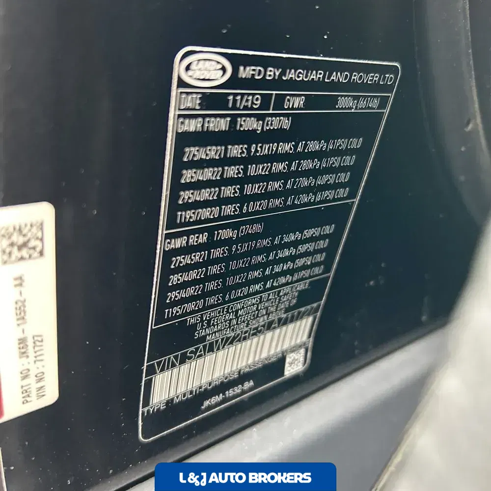 2020 Land Rover Range Rover Sport SVR