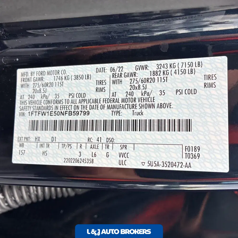 2022 Ford F-150 Lariat