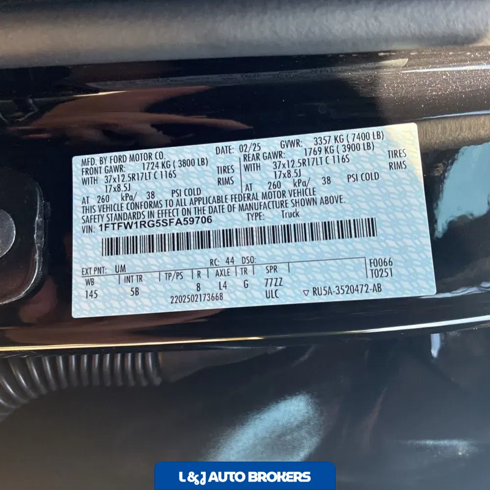 2025 Ford F-150 Raptor