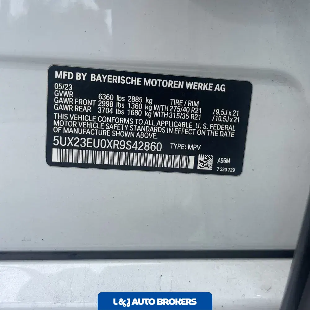 2024 BMW X5 XDrive40i