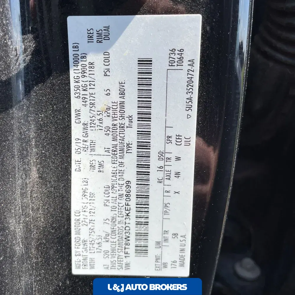2019 Ford F350SD Lariat