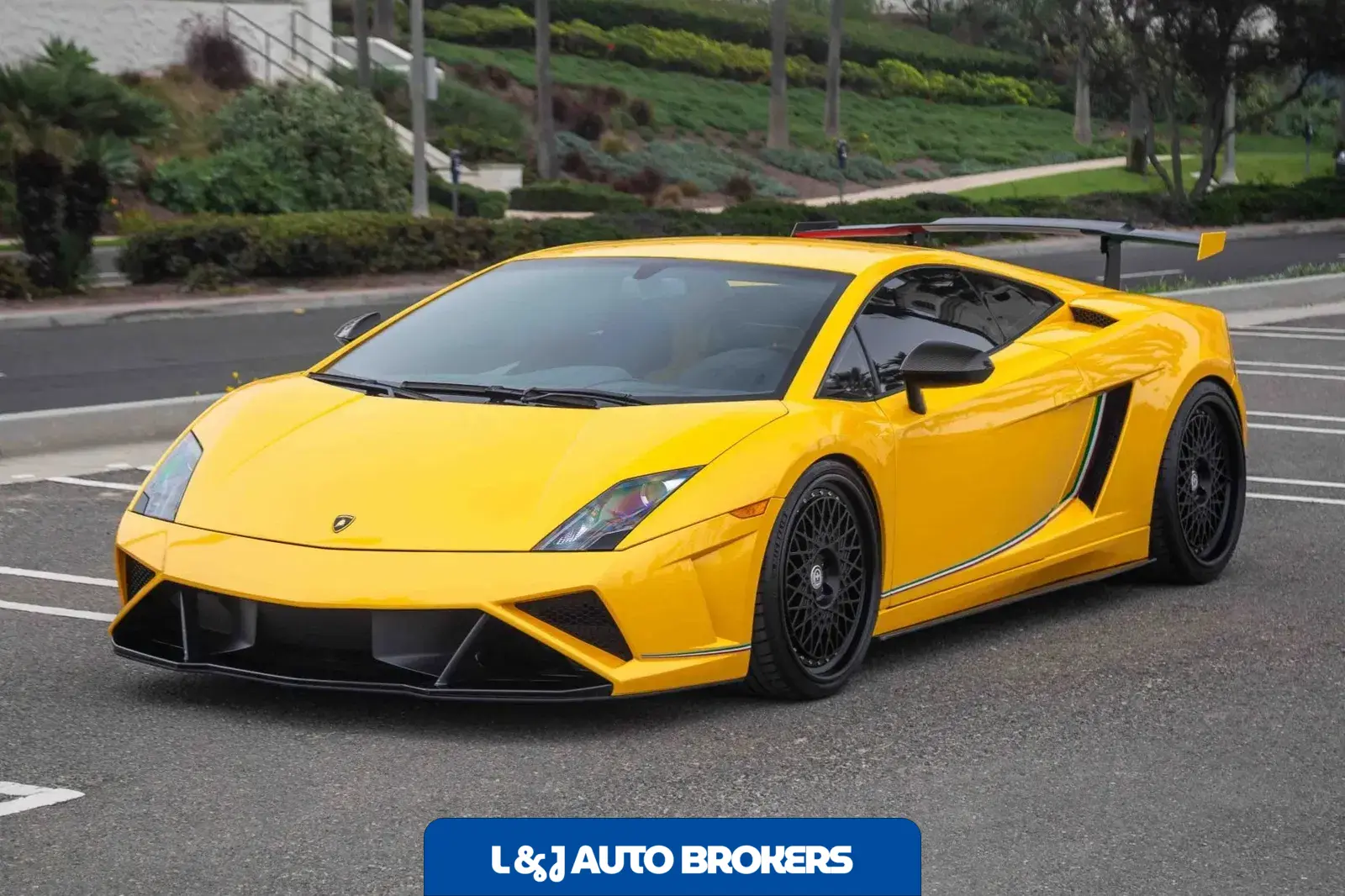 Twin-Turbocharged 2014 Lamborghini Gallardo LP570-4 Squadra Corse 6-Speed Conversion