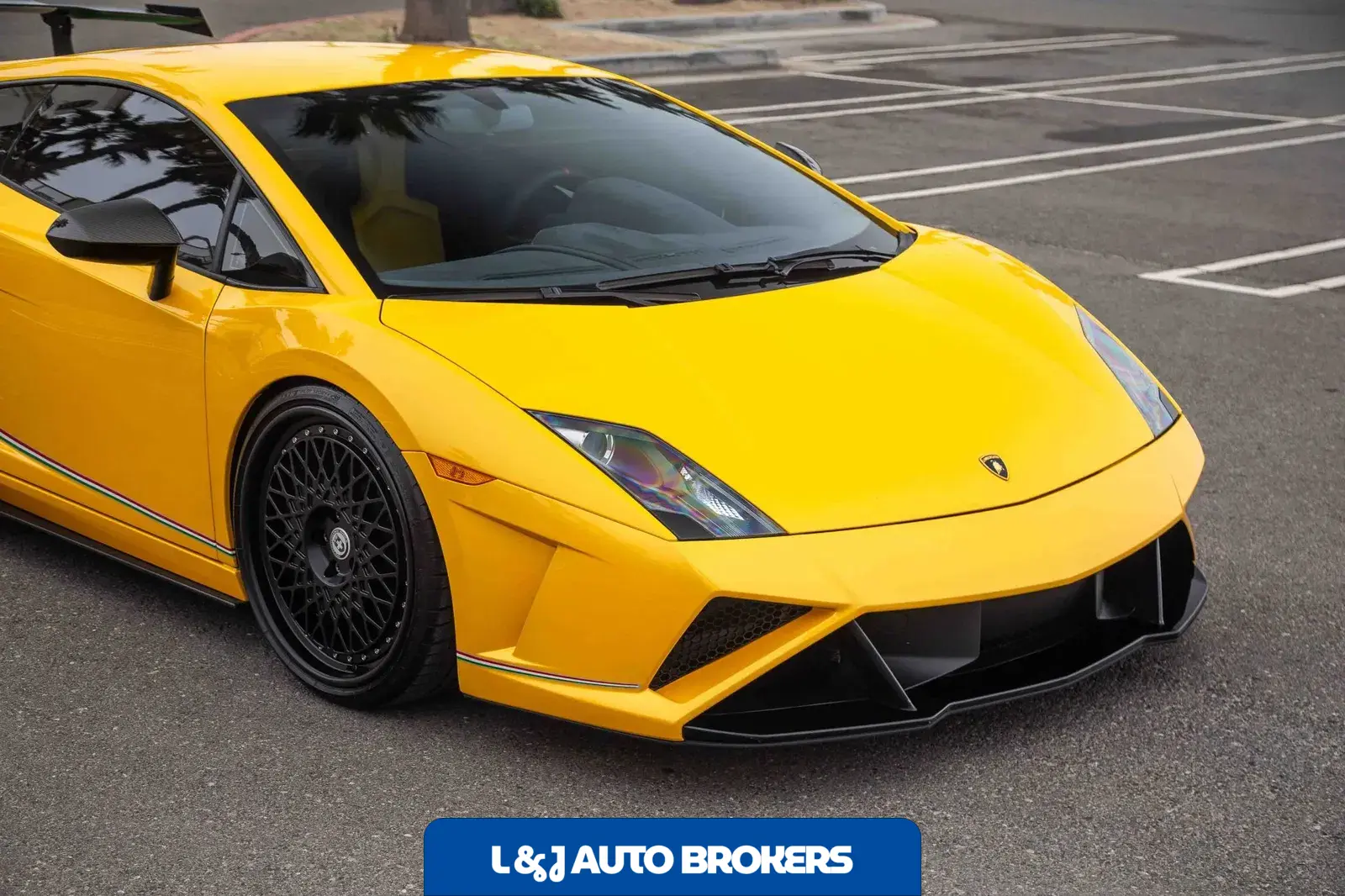 Twin-Turbocharged 2014 Lamborghini Gallardo LP570-4 Squadra Corse 6-Speed Conversion