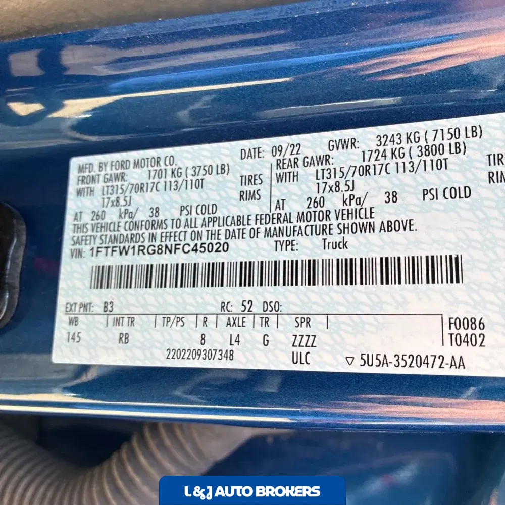 2022 Ford F-150 Raptor