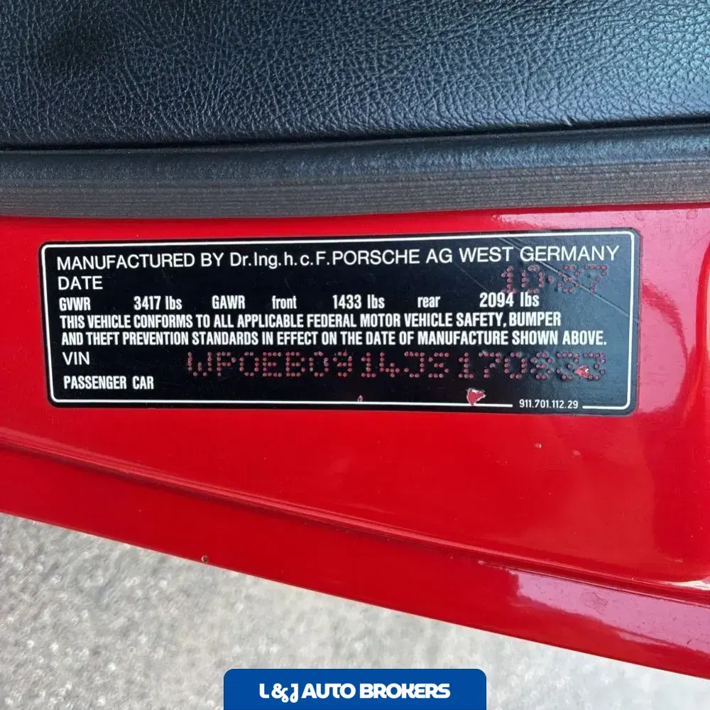 1988 Porsche 911 Carrera