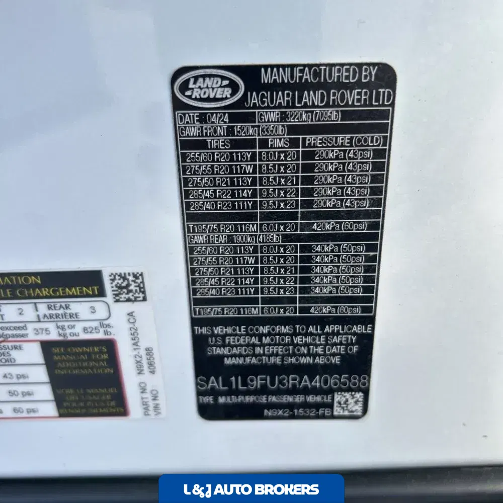 2024 Land Rover Range Rover Sport P400 Dynamic SE