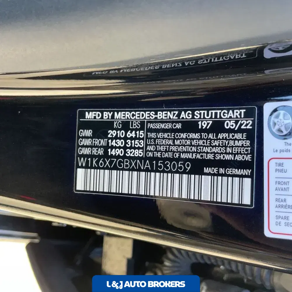 2022 Mercedes-Benz Maybach Mercedes-Maybach S 580 4MATIC