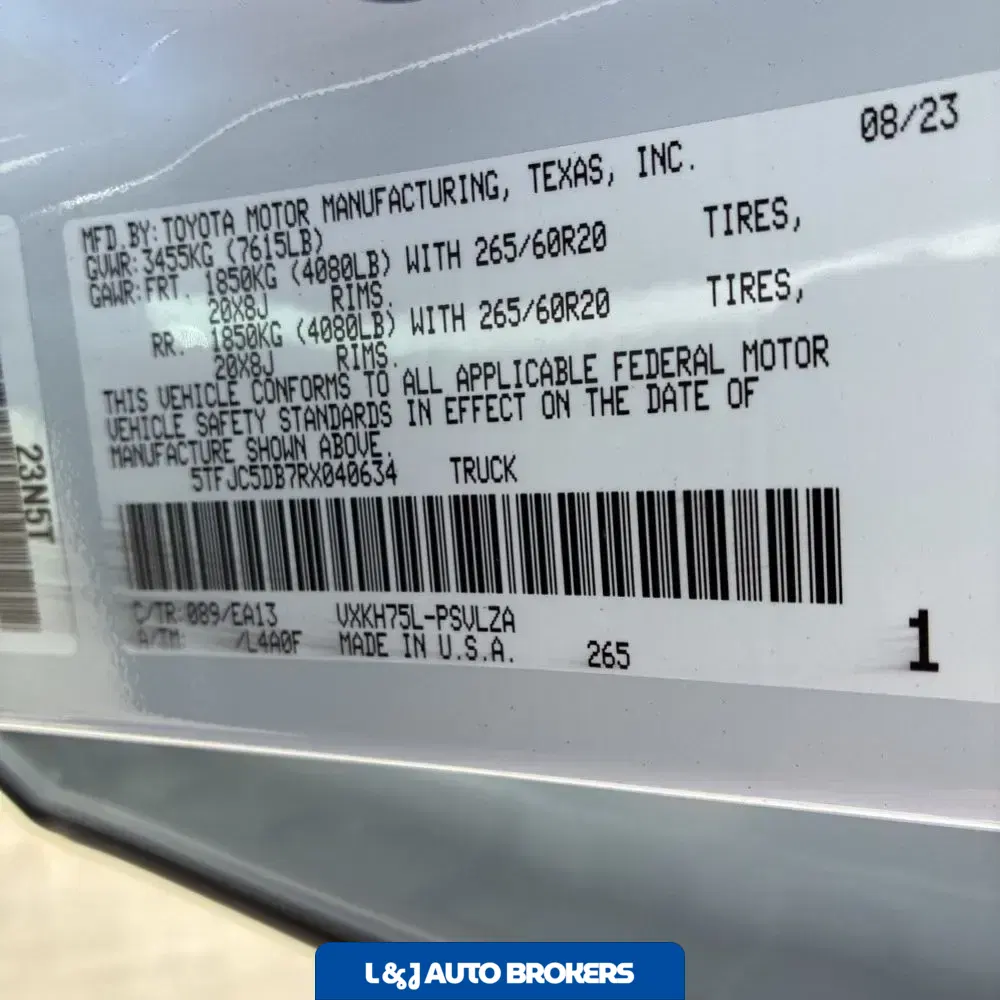 2024 Toyota Tundra Limited HV