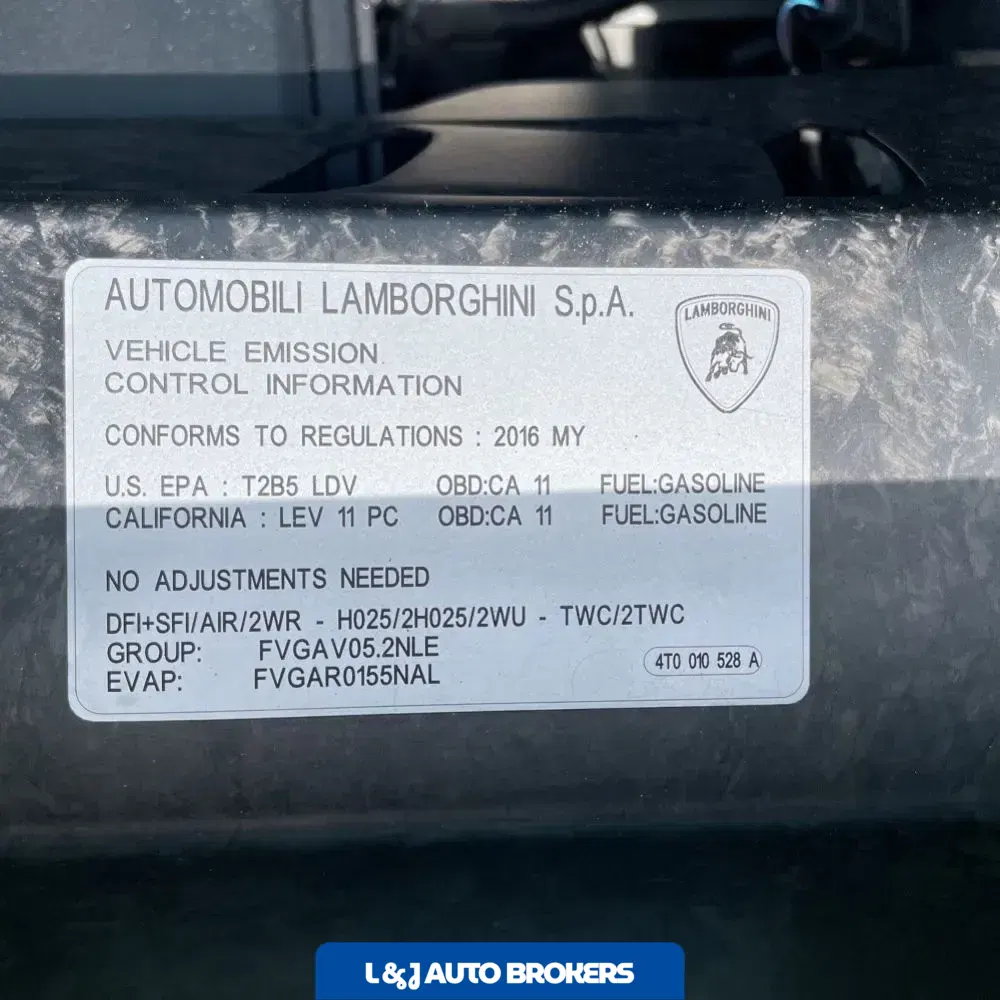 2016 Lamborghini Huracan LP 580-2