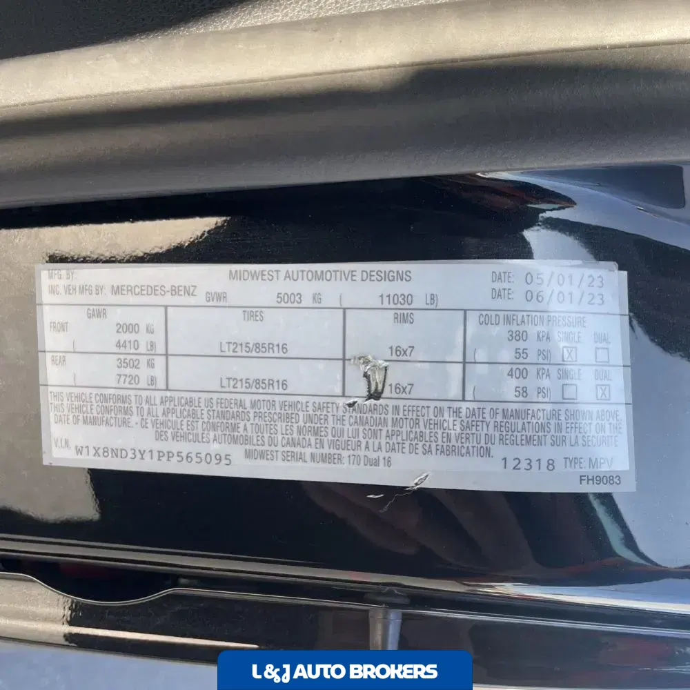 2023 Mercedes-Benz Sprinter 3500 High Roof XD