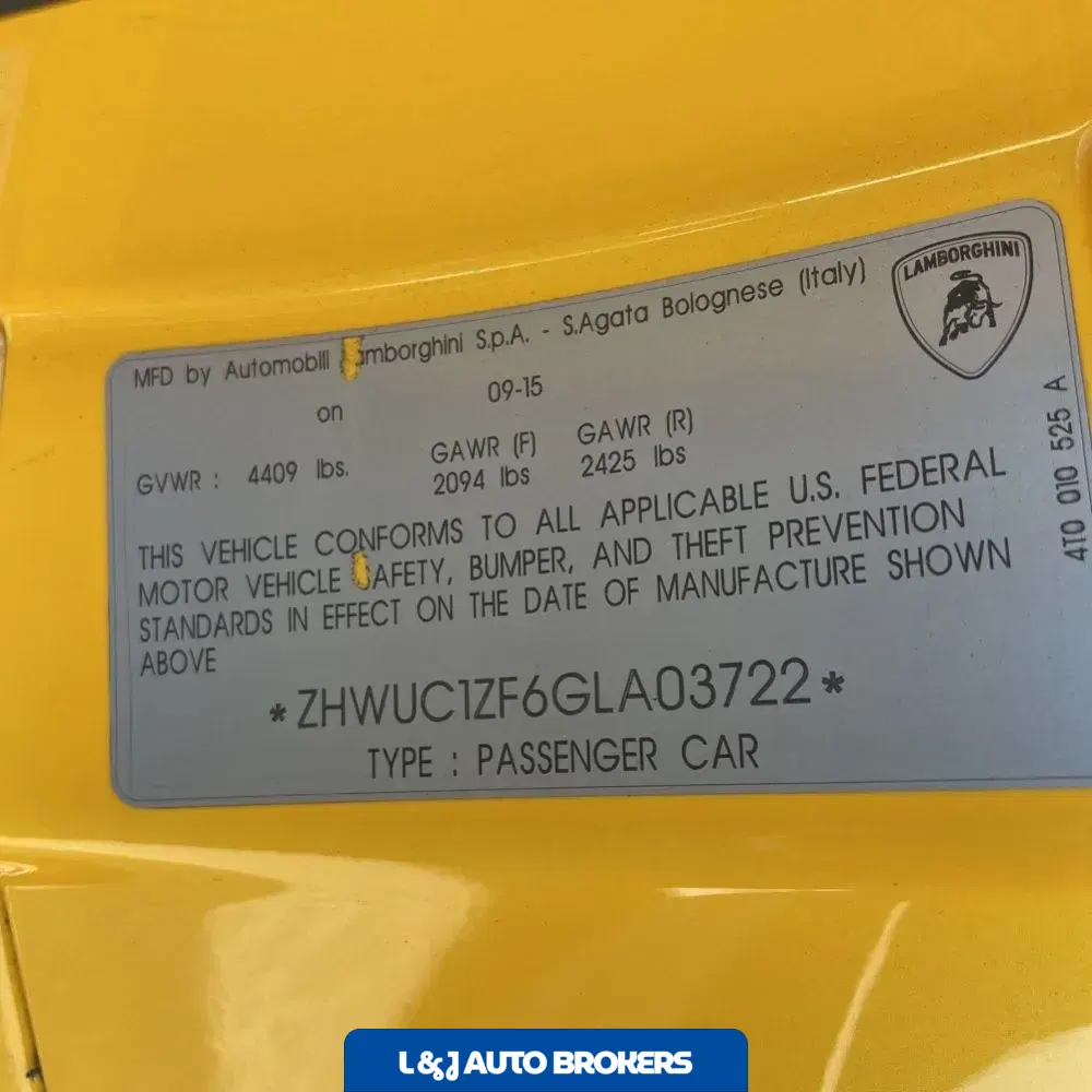 2016 Lamborghini Huracan Base