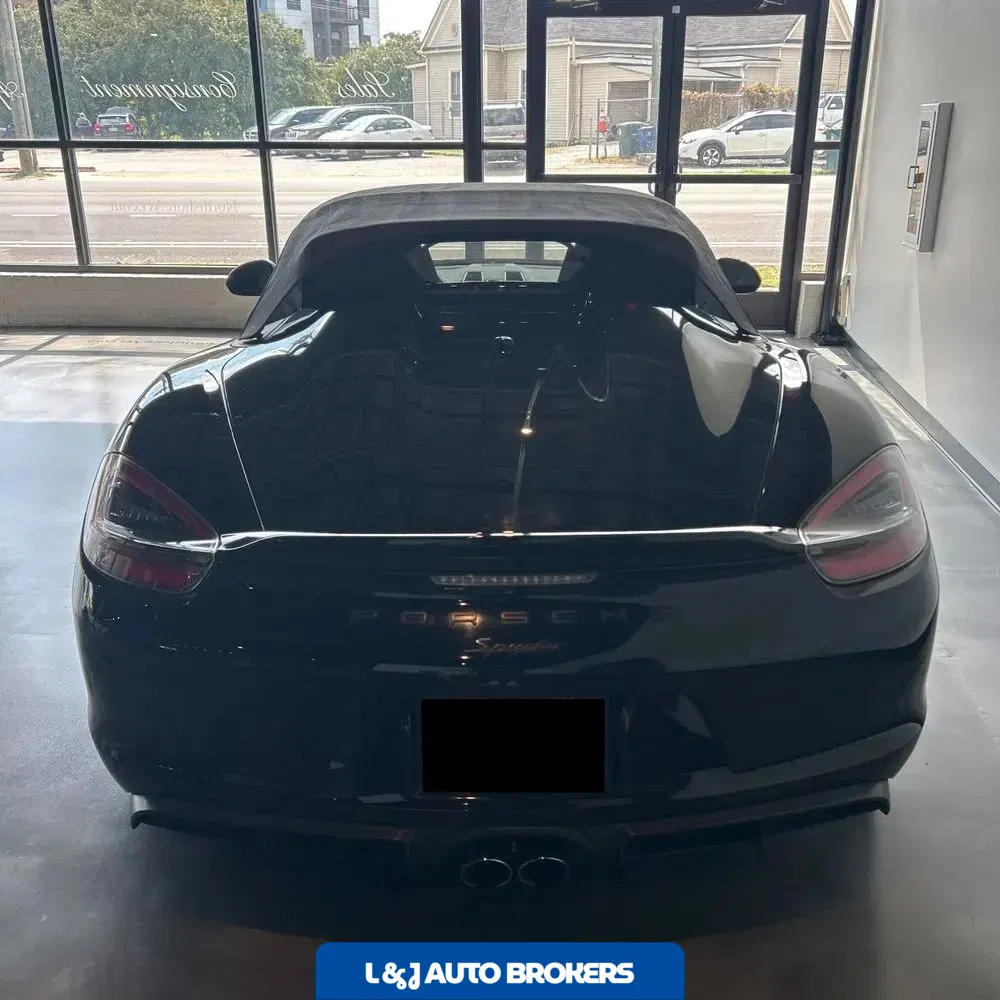2016 Porsche Boxster Spyder