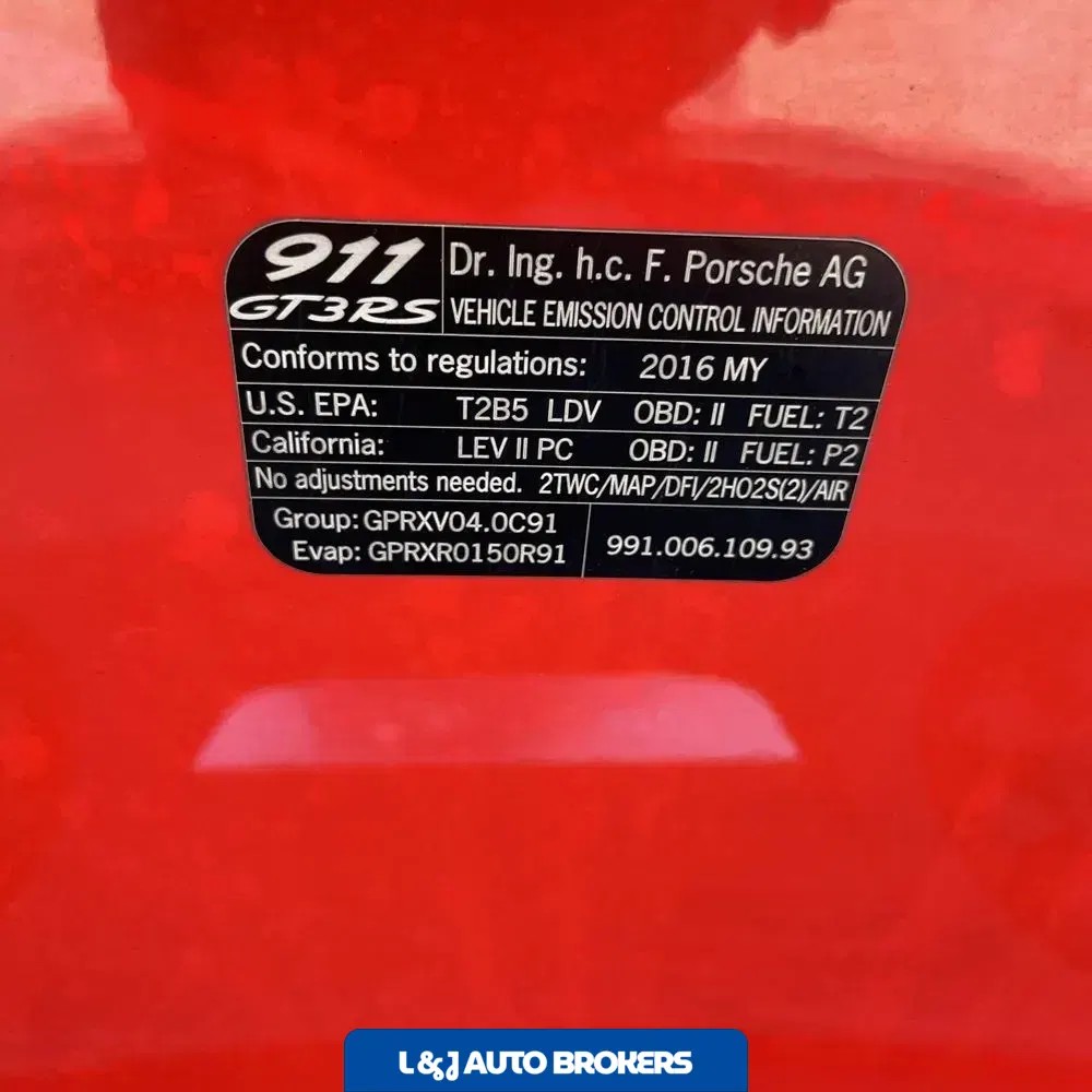 2016 Porsche 911 GT3 RS
