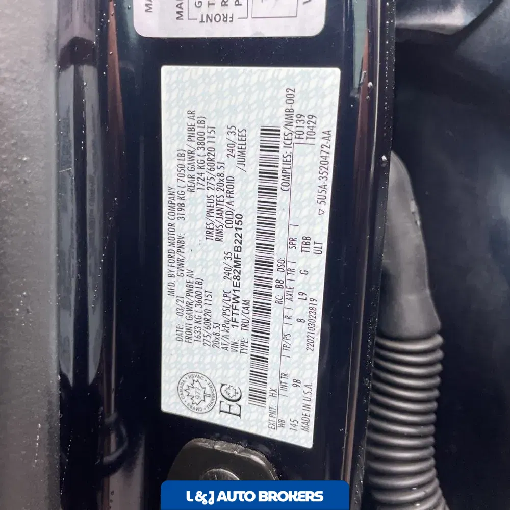 2021 Ford F150 Platinum