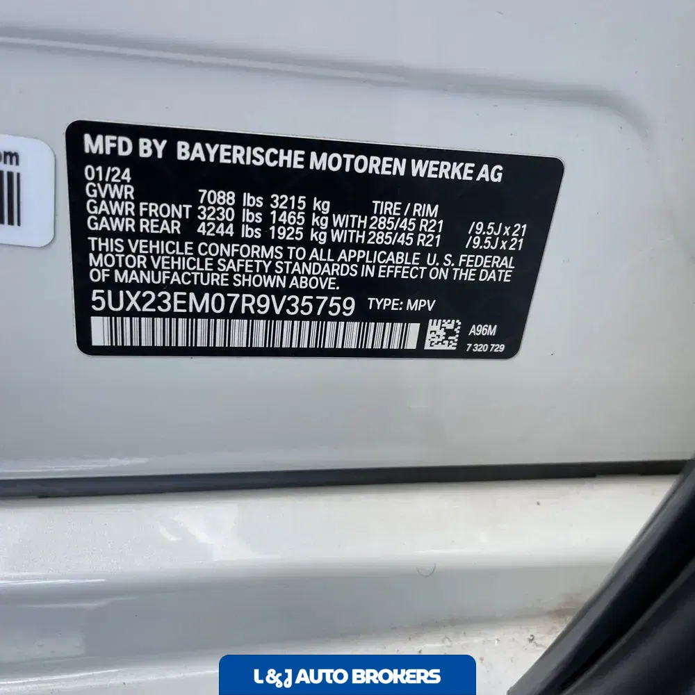 2024 BMW X7 XDrive40i
