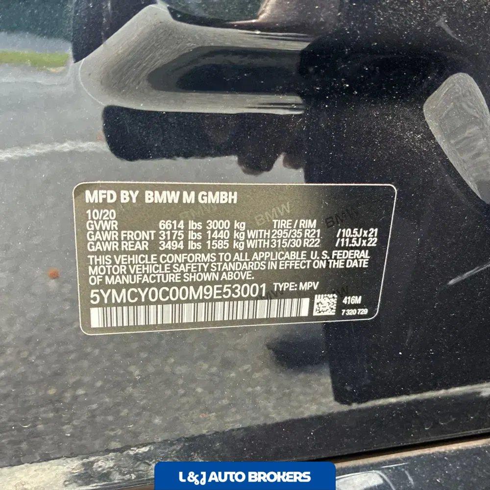 2021 BMW X6 M