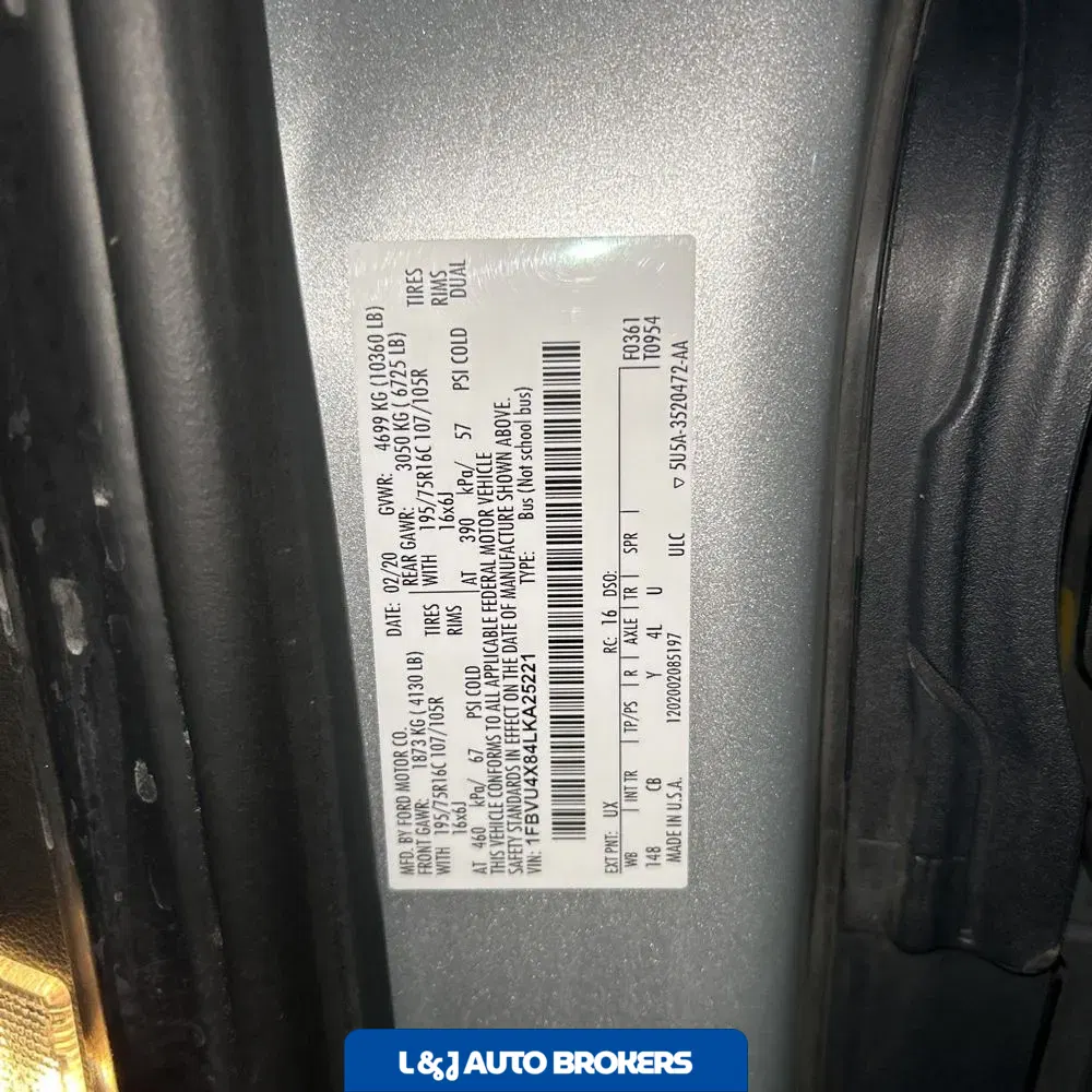 2020 Ford Transit 350 HD XLT