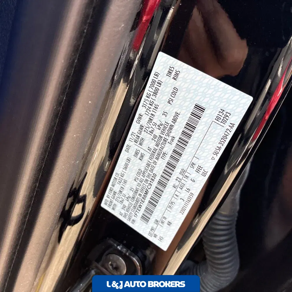 2021 Ford F-150 Tremor