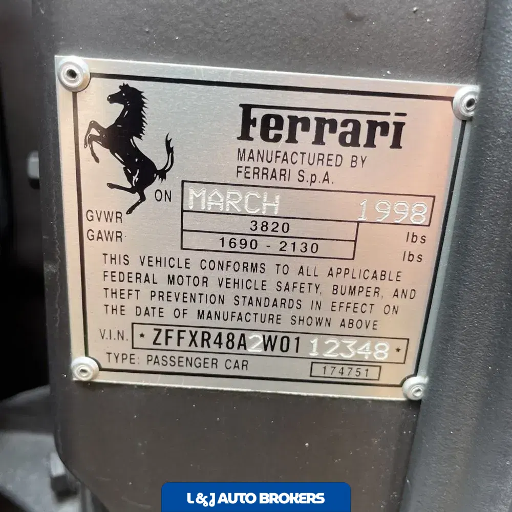 1998 Ferrari F355 F355 spider