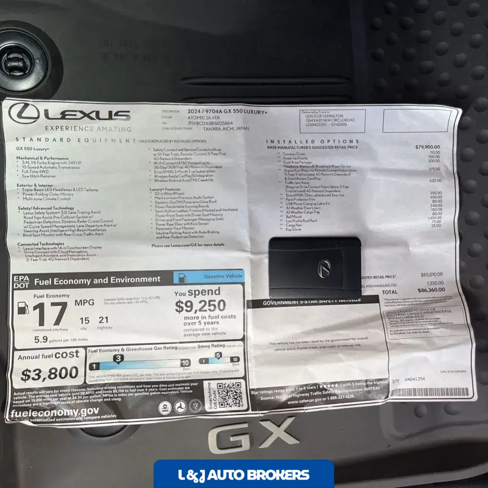 2024 Lexus GX 550 Luxury+