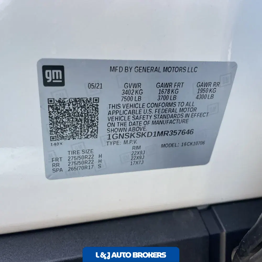 2021 Chevrolet Tahoe Premier
