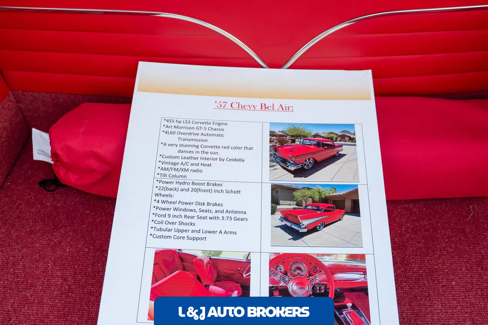 1957 Chevrolet Bel Air Sport Coupe Restomod LS3