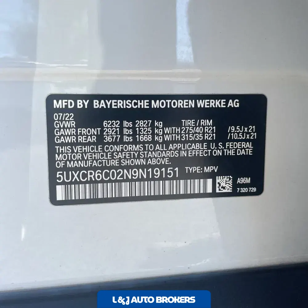 2022 BMW X5 XDrive40i