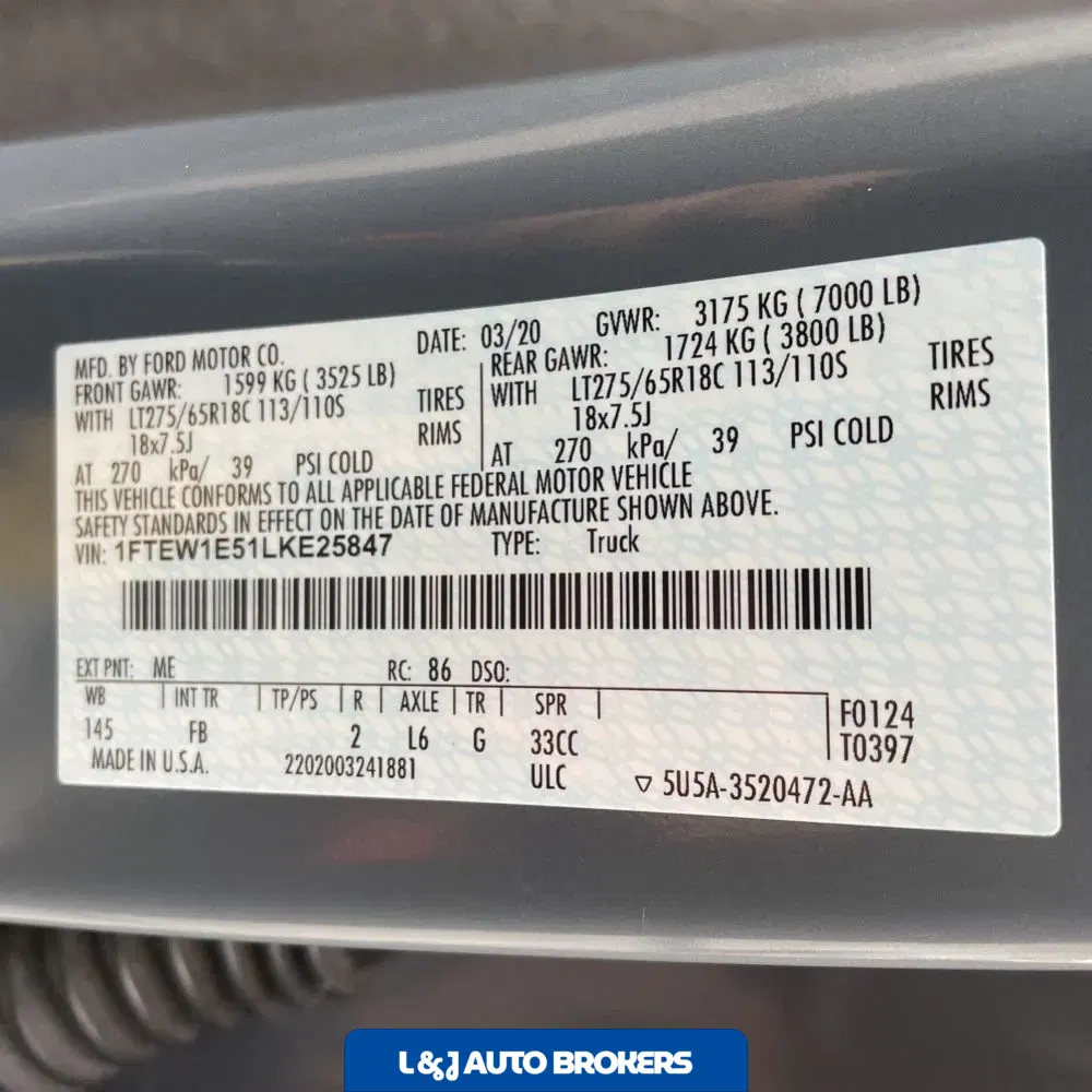 2020 Ford F-150 XLT