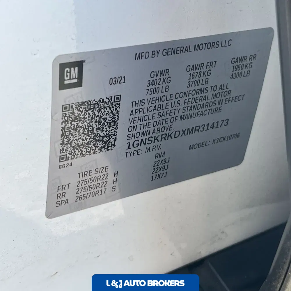 2021 Chevrolet Tahoe RST