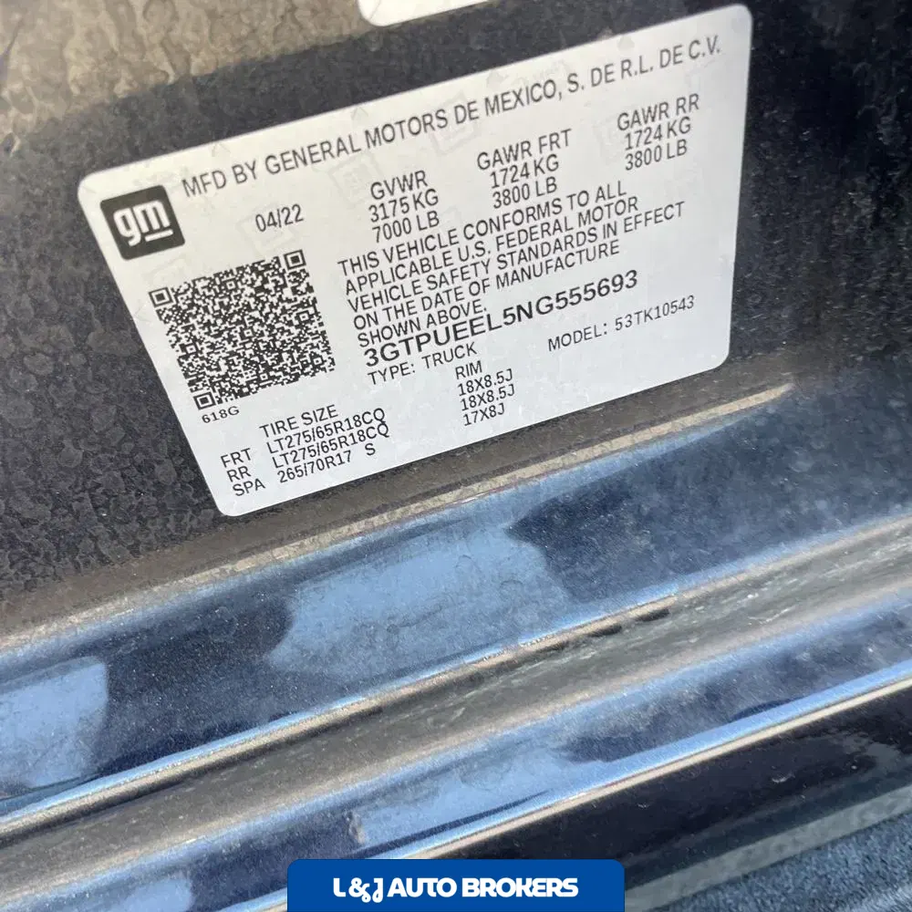 2022 GMC Sierra 1500 AT4