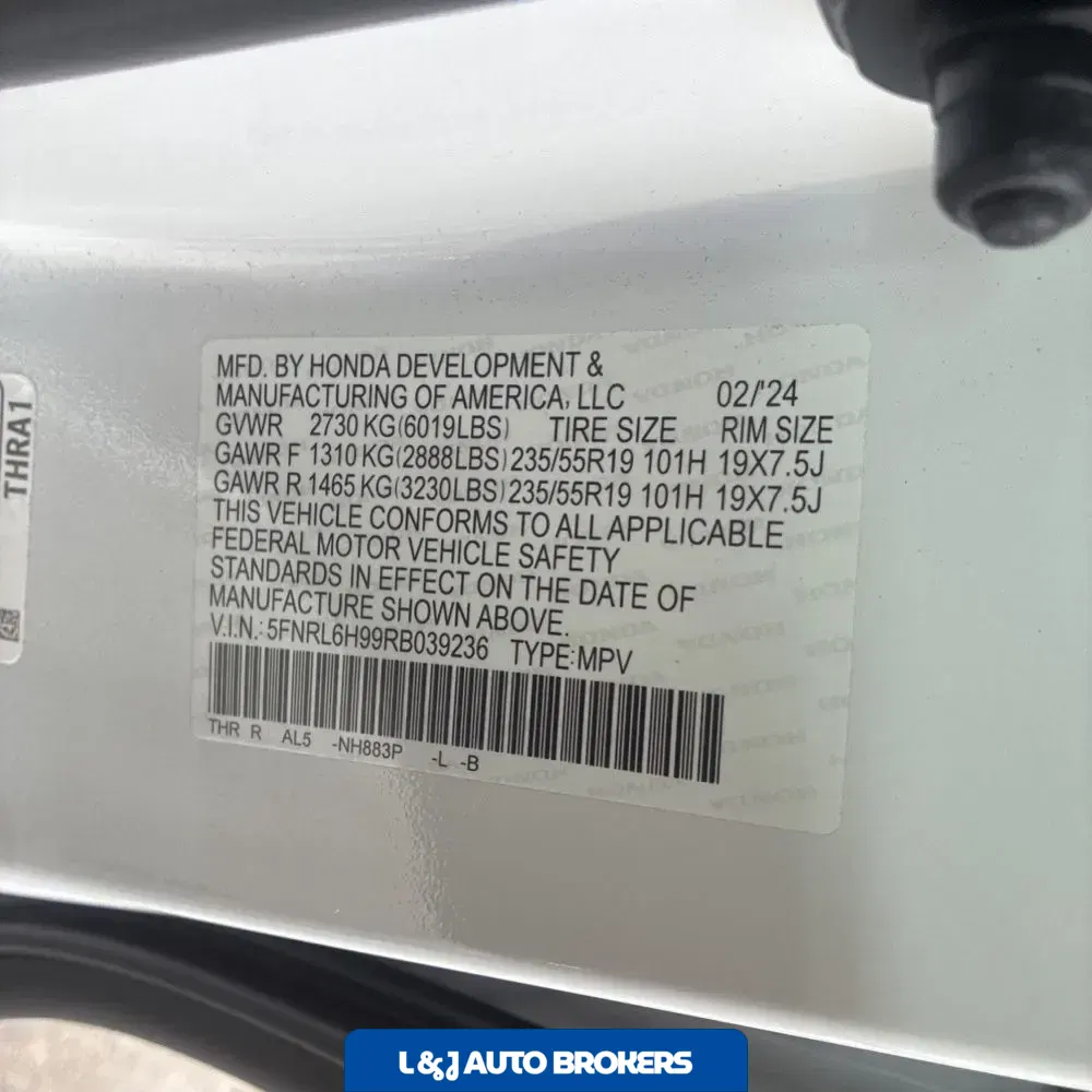 2024 Honda Odyssey Elite