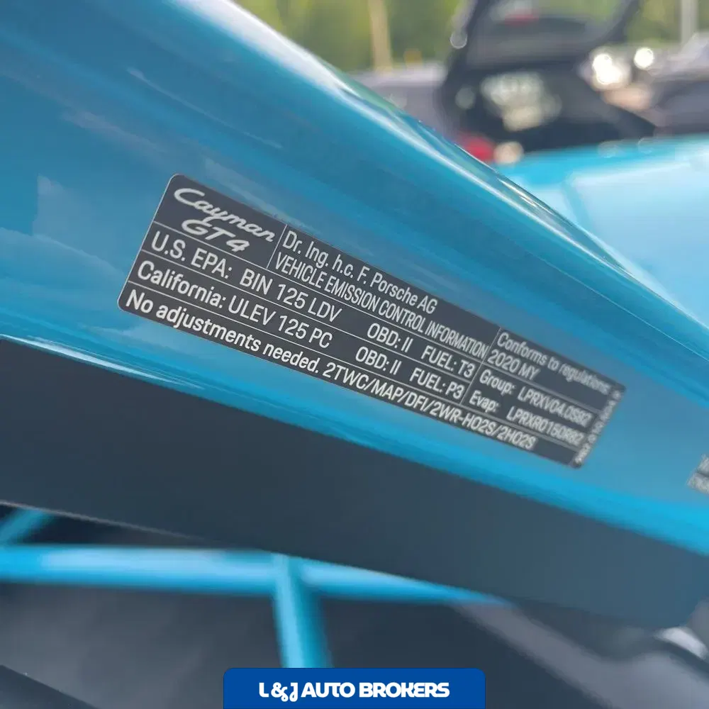 2020 Porsche 718 Cayman GT4