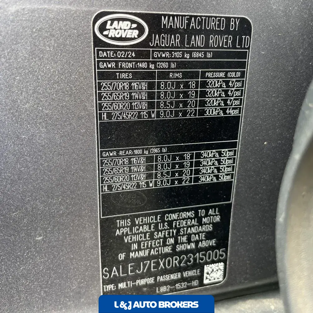 2024 Land Rover Defender 110 S P300