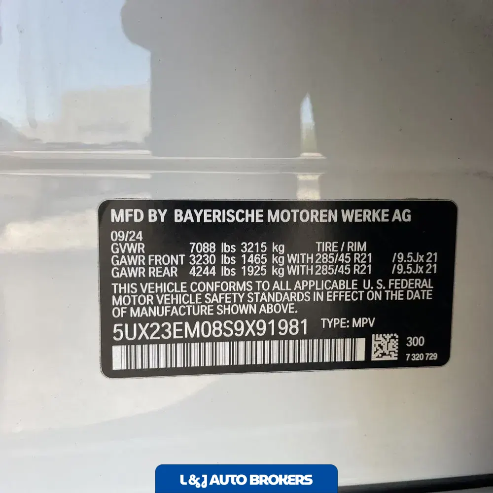 2025 BMW X7 XDrive40i