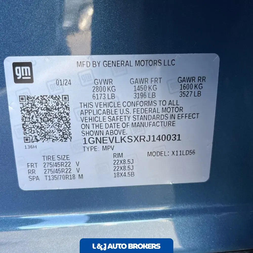 2024 Chevrolet Traverse RS