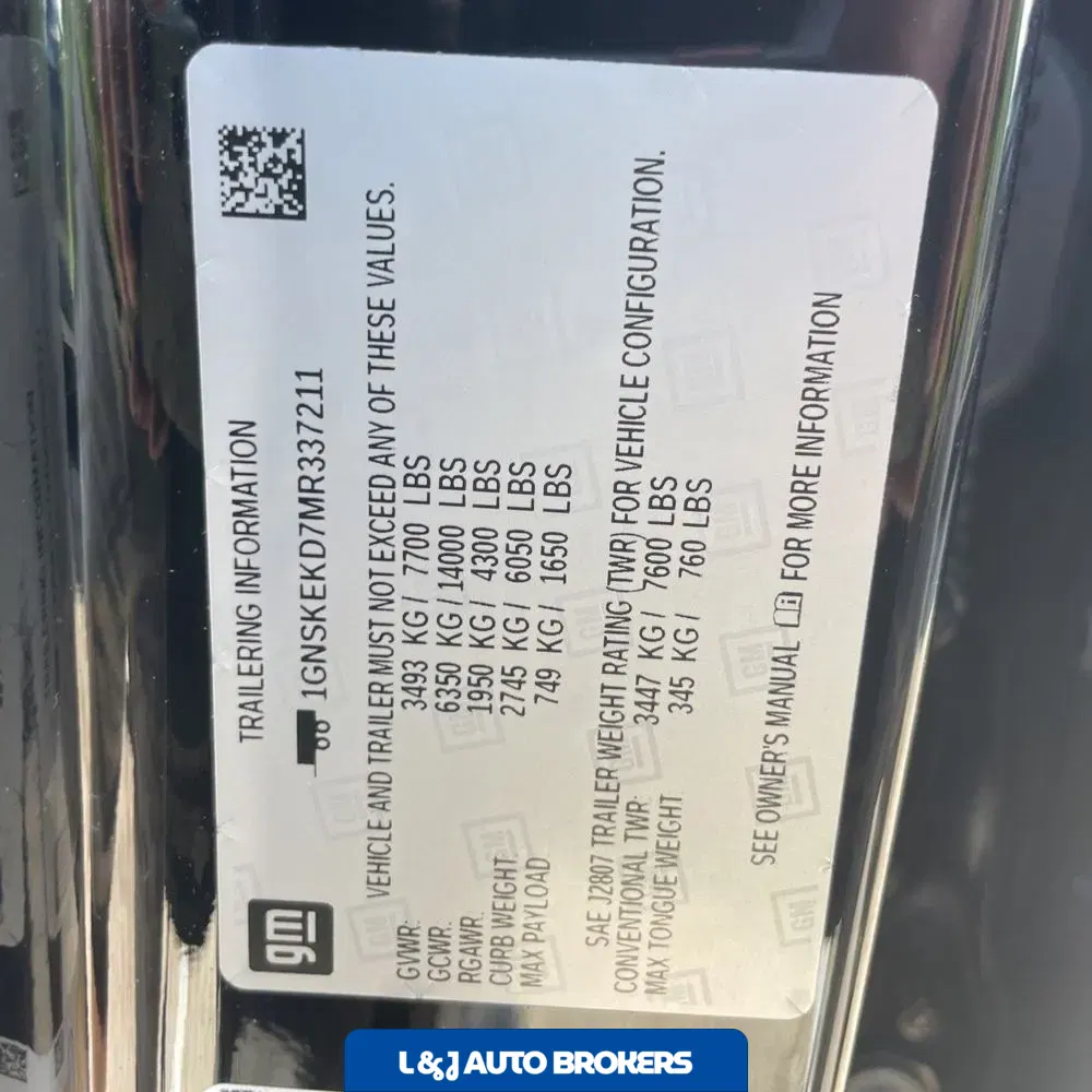 2021 Chevrolet Suburban RST
