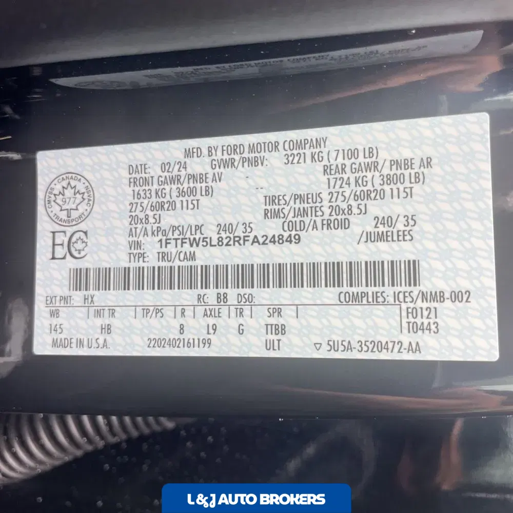 2024 Ford F150 Lariat