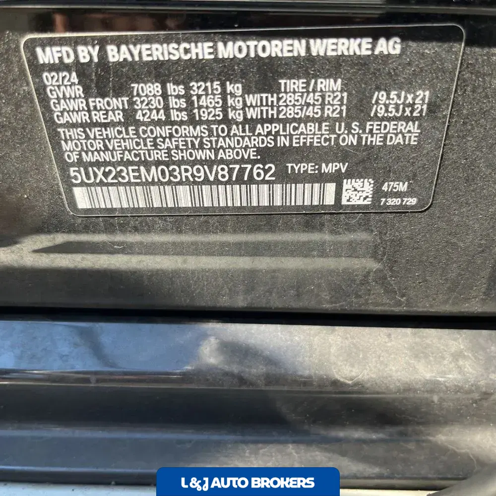 2024 BMW X7 XDrive40i