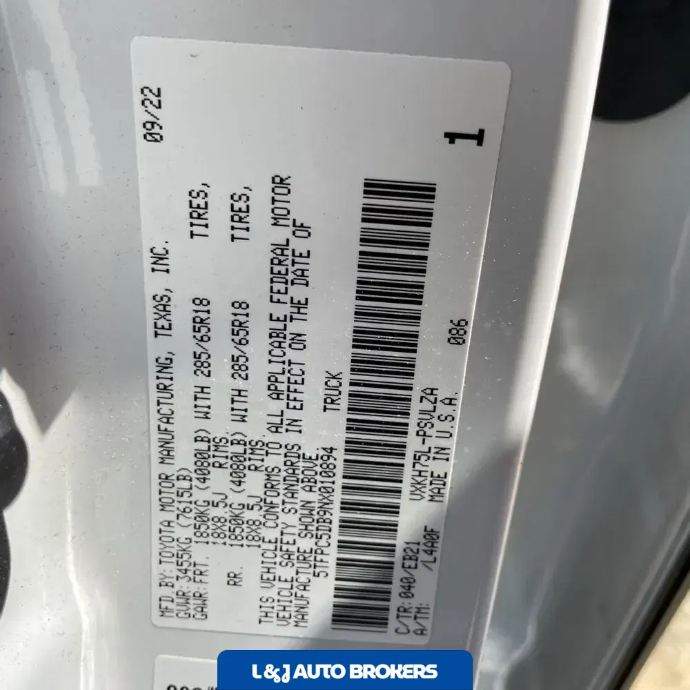 2022 Toyota Tundra TRD Pro HV