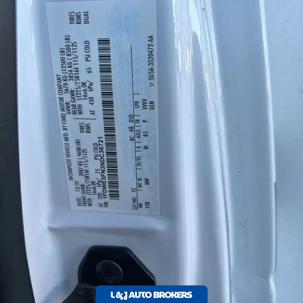 2022 Ford Commercial Vans E350