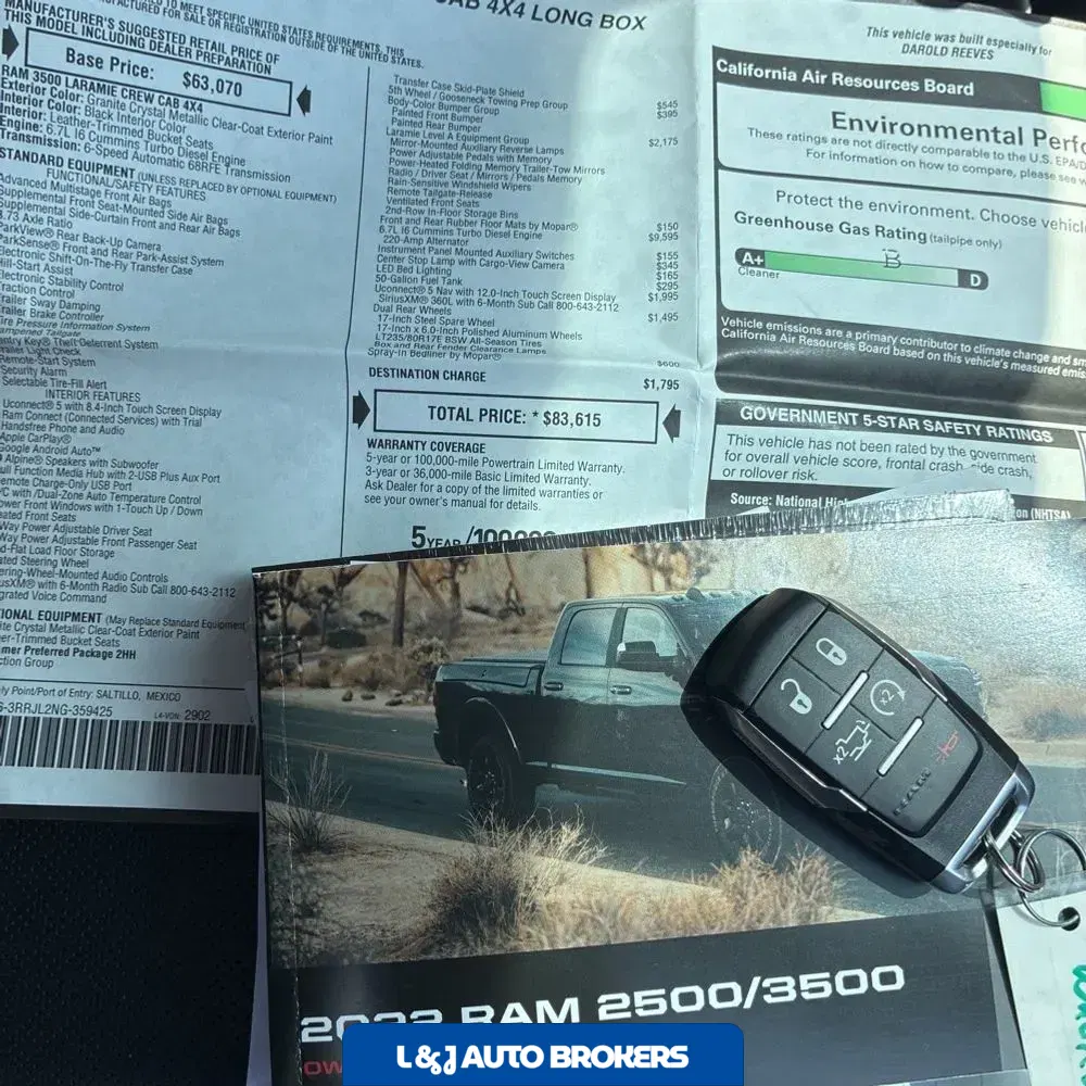 2022 Ram 3500 Laramie
