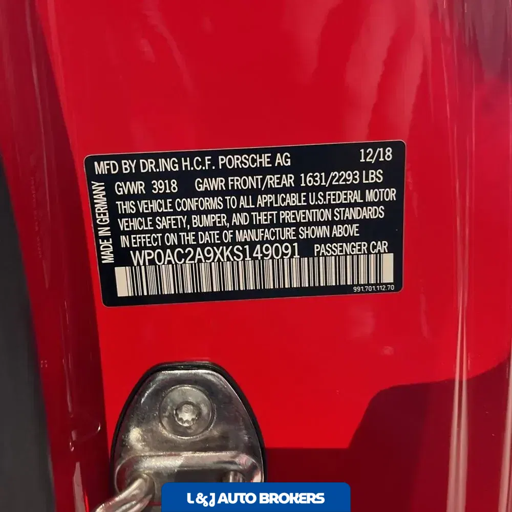 2019 Porsche 911 GT3